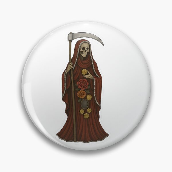 Item preview, Holy Death in Red Santa Muerte en Rojo  designed and sold by VelaVestida.