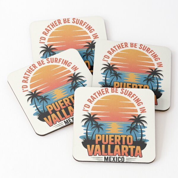 Item preview, I'D RATHER BE SURFIN IN PUERTO VALLARTA – Mexico Diving Apparel – Summer Vibes for Scuba and Beach Lovers designed and sold by paulo silveira.