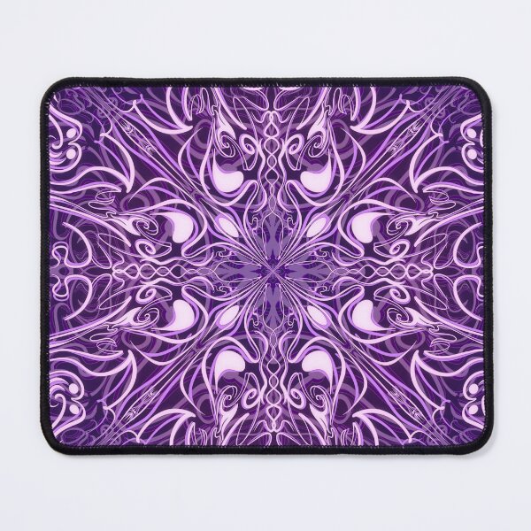 Item preview, Orchid Echoes Purple Mandala Desk Mat designed and sold by myamcd.