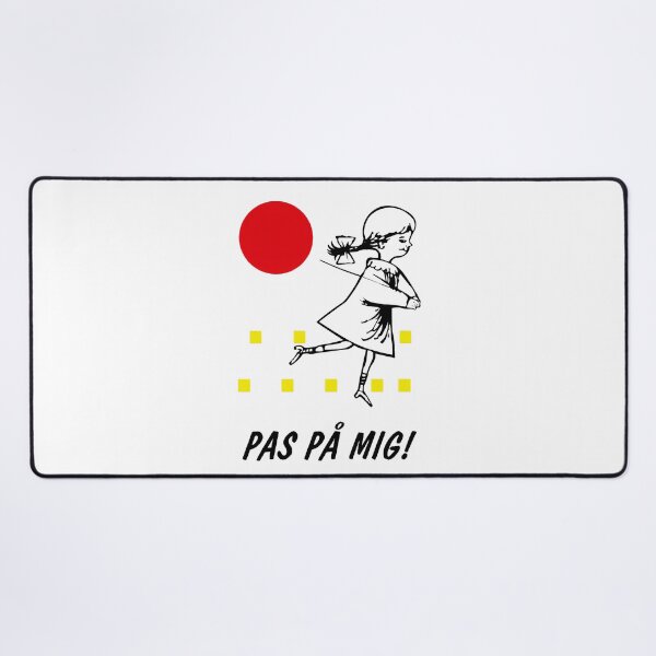 Item preview, Danish "pas pa mig!" children playing street sign art designed and sold by feenandneen.