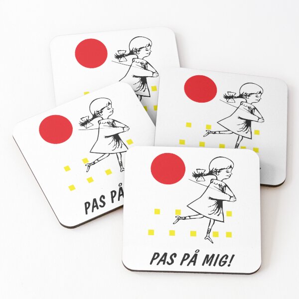 Item preview, Danish "pas pa mig!" children playing street sign art  designed and sold by feenandneen.