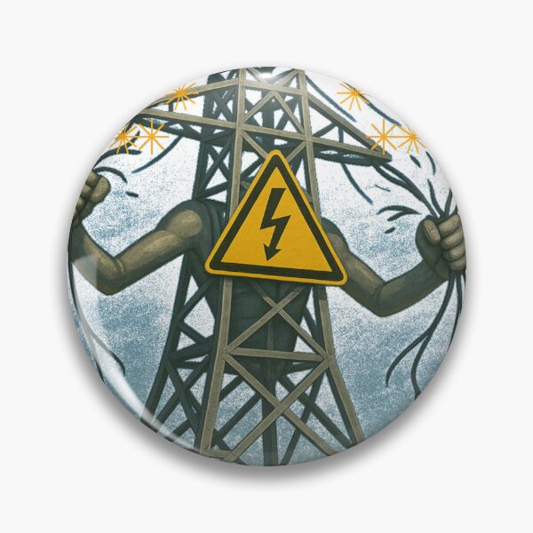 Item preview, Power line post trying to set itself free designed and sold by runstore.
