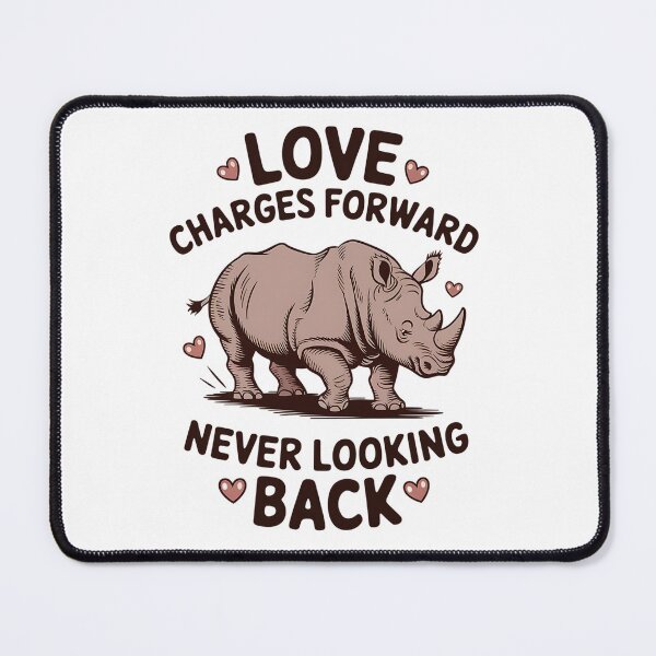 Item preview, Charging Love Rhino - Bold Romance Moving Forward designed and sold by Taans-Creation.