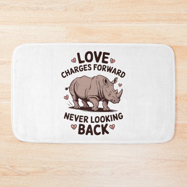 Item preview, Charging Love Rhino - Bold Romance Moving Forward designed and sold by Taans-Creation.