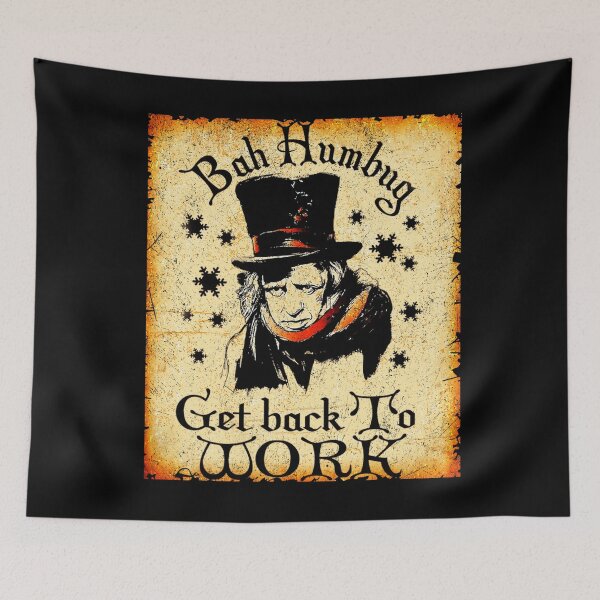 Item preview, Bah Humbug Ebenezer Scrooge Work Antique Finish Christmas designed and sold by dekesuirem.