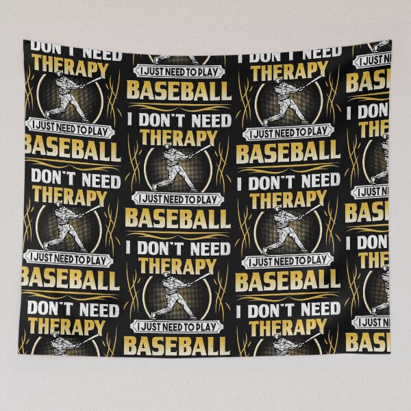 Item preview, Baseball I Don't Need Therapy I Just Need To Play designed and sold by Danny Cuevas.
