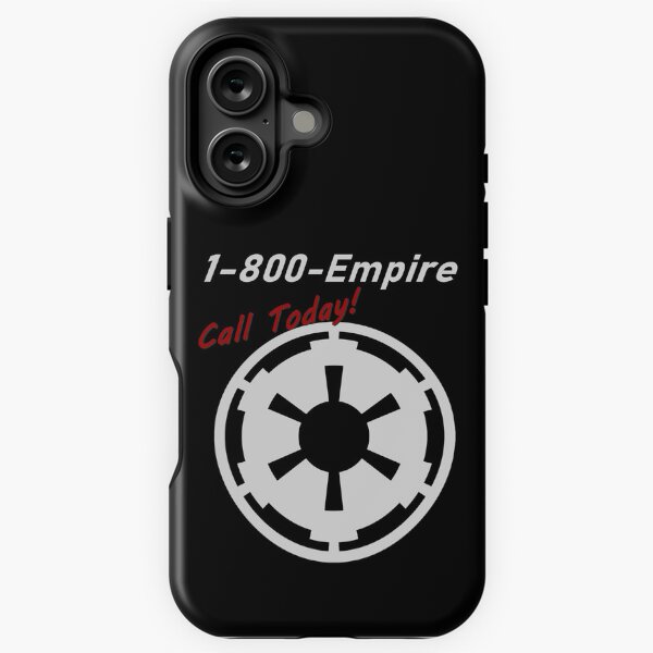 Vista previa del artículo con la obra «Logotipo del Imperio de Star Wars (blanco)», diseñado y vendido por Carter-Ash.