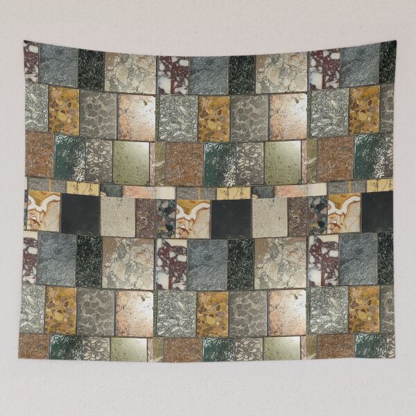 Item preview, Natural Rock Quilt Pattern Organic Nature Stone Mosaic II designed and sold by Irina Sztukowski.