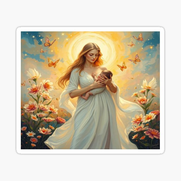 Item preview, Gentle embrace of love – impressionistic tribute to mothers & nurturing souls designed and sold by FotoworldEdel.