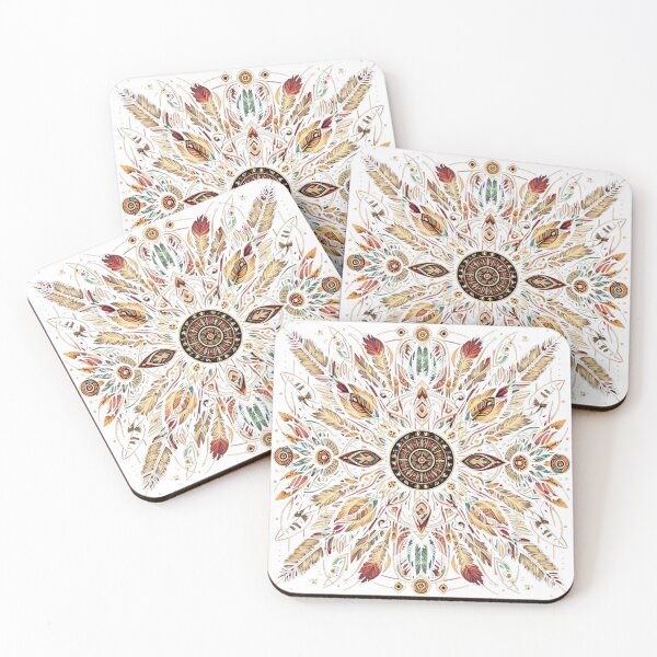 Item preview, Circles and Feathers (Transparent Background) designed and sold by nikkolaus.