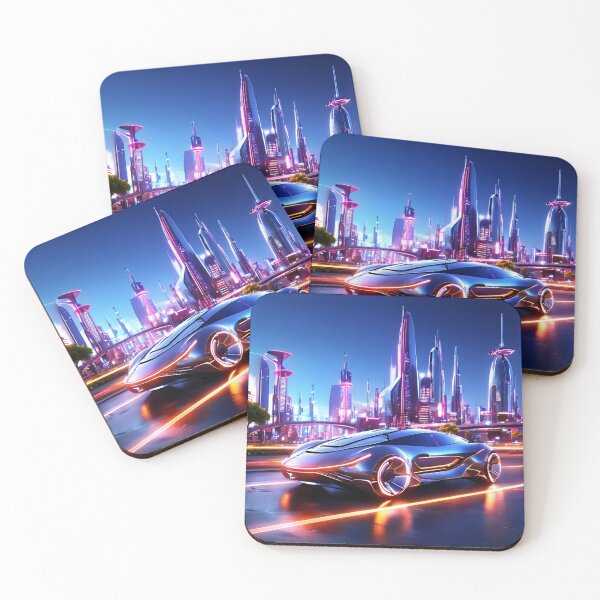 Item preview, Neon Future – Futuristic Supercar  designed and sold by MiraLumeStudio.