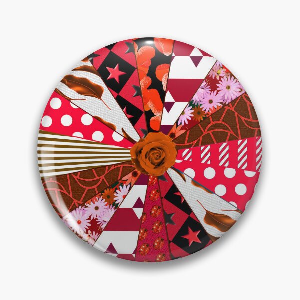 Item preview, Patchwork quilt with red and white finish designed and sold by TerenceLacey.