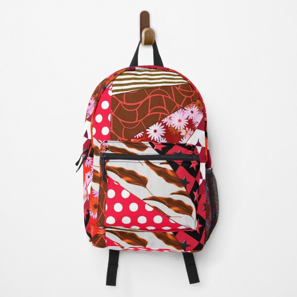 Item preview, Patchwork quilt with red and white finish designed and sold by TerenceLacey.