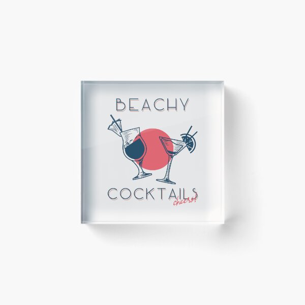 Item preview, Beachy Cocktails Cheers – Tropical Summer Drink designed and sold by rdxart.