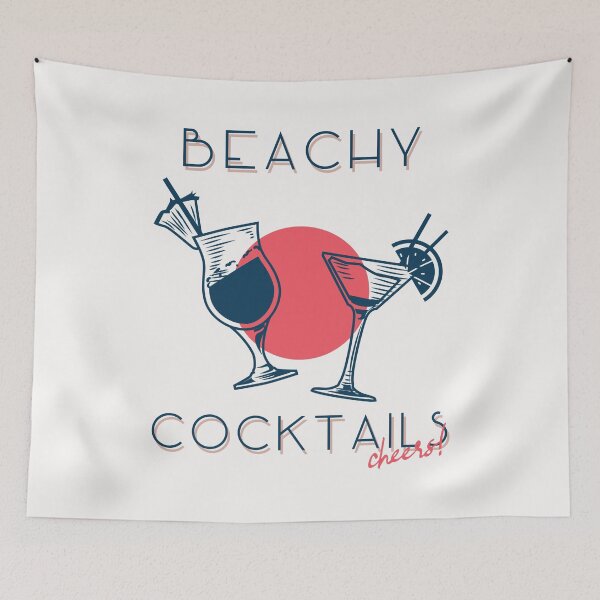 Item preview, Beachy Cocktails Cheers – Tropical Summer Drink designed and sold by rdxart.