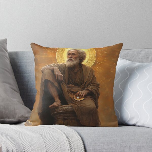 Item preview, Saint Simeon Stylites designed and sold by SanctifiedSouls.