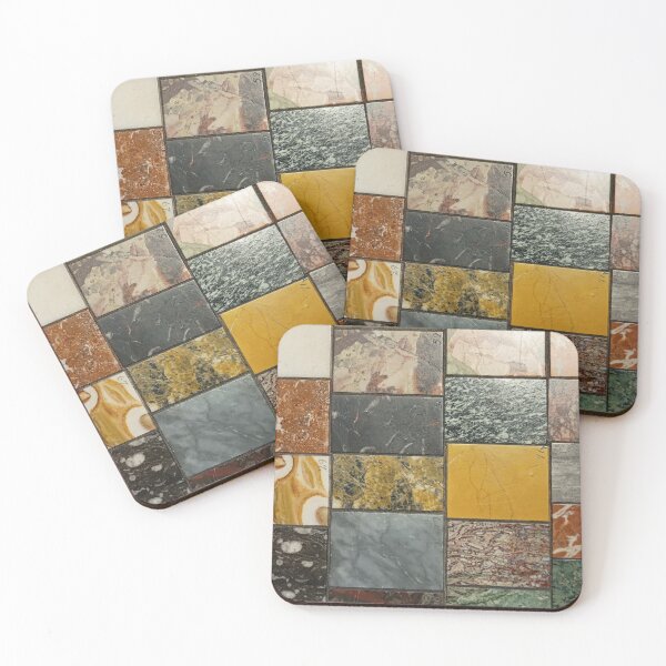 Item preview, Natural Rock Quilt Pattern Organic Nature Stone Mosaic VI designed and sold by Irina Sztukowski.