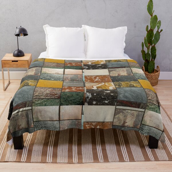 Item preview, Natural Rock Quilt Pattern Organic Nature Stone Mosaic VI designed and sold by Irina Sztukowski.