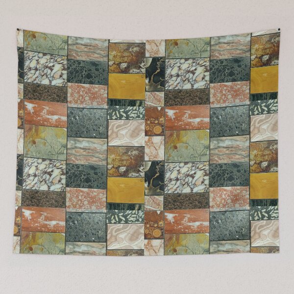 Item preview, Natural Rock Quilt Pattern Organic Nature Stone Mosaic VII designed and sold by Irina Sztukowski.