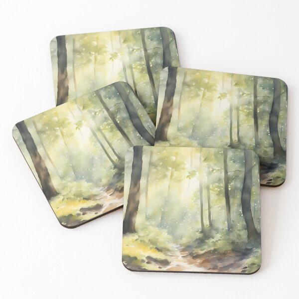 Item preview, Sunlit Forest Pathway designed and sold by CalmnessbyChoice.