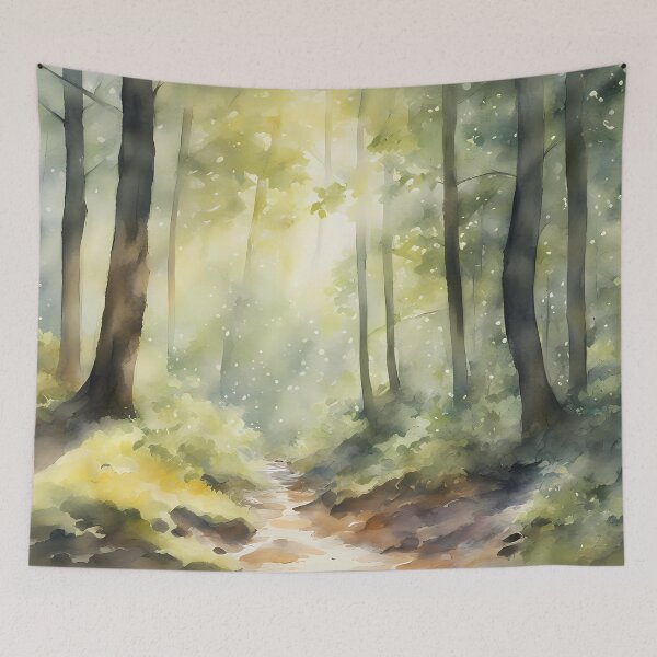 Item preview, Sunlit Forest Pathway designed and sold by CalmnessbyChoice.