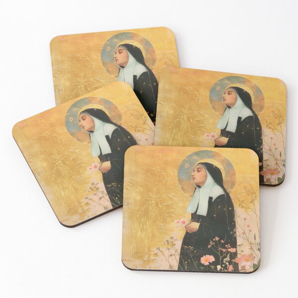 Item preview, Saint Bernadette designed and sold by SanctifiedSouls.