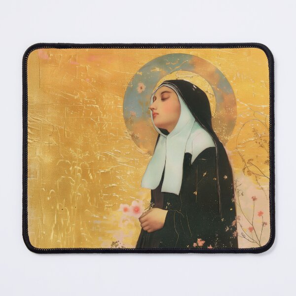 Item preview, Saint Bernadette designed and sold by SanctifiedSouls.