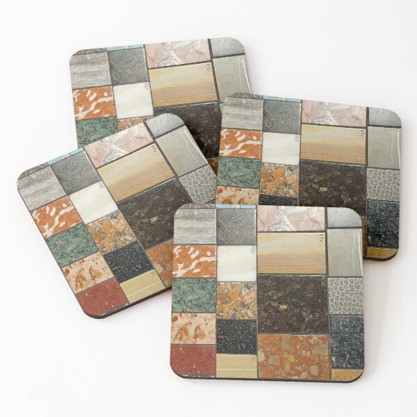 Item preview, Natural Rock Quilt Pattern Organic Nature Stone Mosaic VIII  designed and sold by Irina Sztukowski.