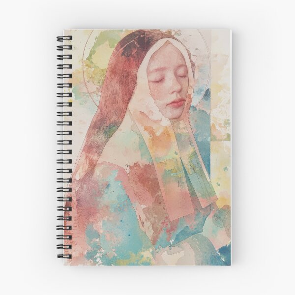 Item preview, Saint Bernadette designed and sold by SanctifiedSouls.