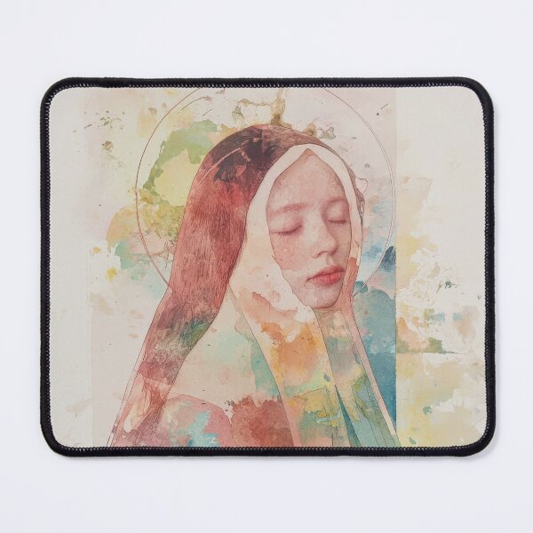 Item preview, Saint Bernadette designed and sold by SanctifiedSouls.