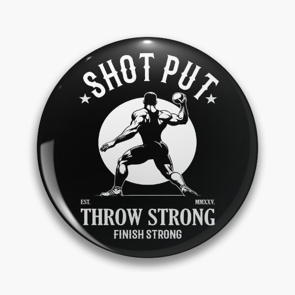 Item preview, Shot Put - Throw Strong, Finish Strong designed and sold by RetroMaritalArt.