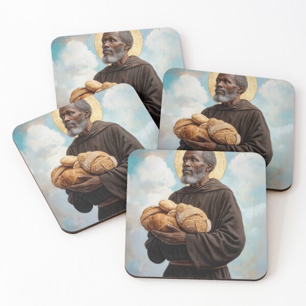 Item preview, Saint Benedict the Moor designed and sold by SanctifiedSouls.