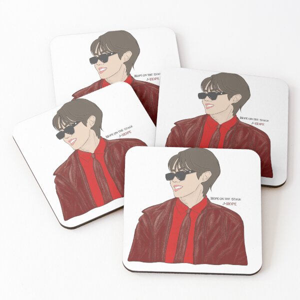 Item preview, BTS J-Hope Hope on the Stage Tour Red Fanart Hobi Cool Handsome Vector Jung Hoseok Army Bangtan Minimalist Cute Lyrics Quote Trending Gift Aesthetic designed and sold by Winterlock.