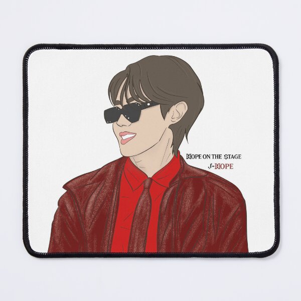 Item preview, BTS J-Hope Hope on the Stage Tour Red Fanart Hobi Cool Handsome Vector Jung Hoseok Army Bangtan Minimalist Cute Lyrics Quote Trending Gift Aesthetic designed and sold by Winterlock.