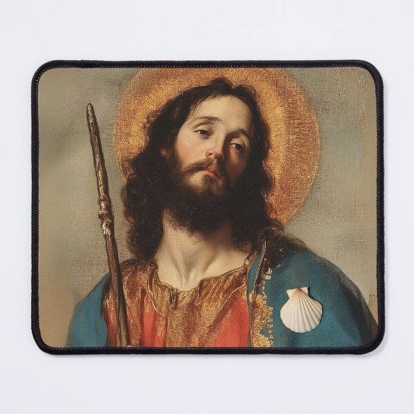 Item preview, Saint James the Greater - Apostle designed and sold by SanctifiedSouls.