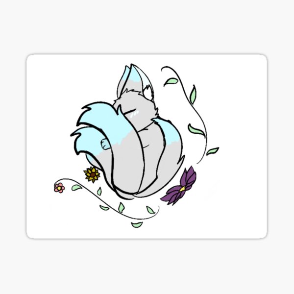 Item preview, Floral wolf designed and sold by KiZo28.