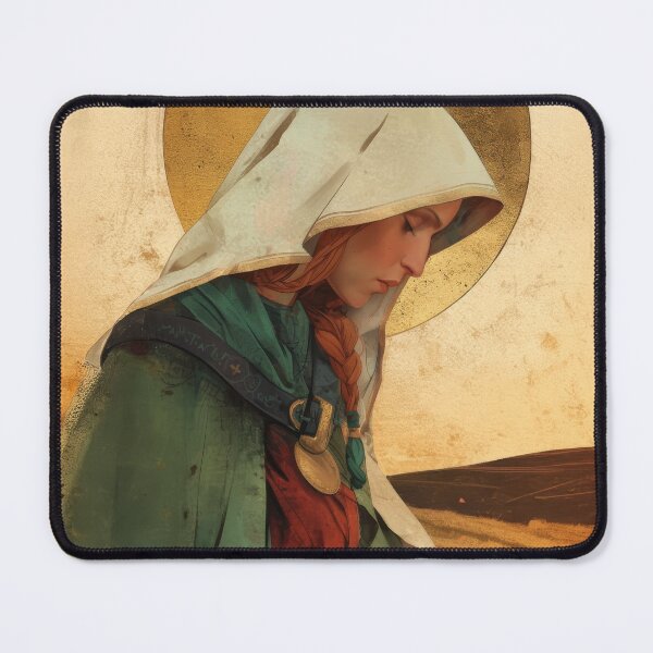 Item preview, Saint Brigid of Ireland / Kildare designed and sold by SanctifiedSouls.