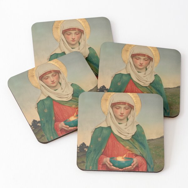 Item preview, Saint Brigid of Ireland / Kildare designed and sold by SanctifiedSouls.