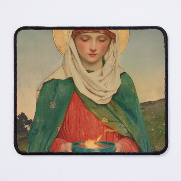 Item preview, Saint Brigid of Ireland / Kildare designed and sold by SanctifiedSouls.