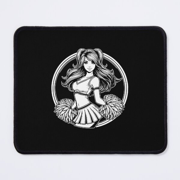 Item preview, Cheerleader Comic Girl - Cheerleading Design designed and sold by RetroMaritalArt.