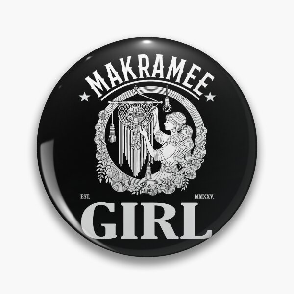 Item preview, Macrame Girl – For the woman with the great hobby designed and sold by RetroMaritalArt.
