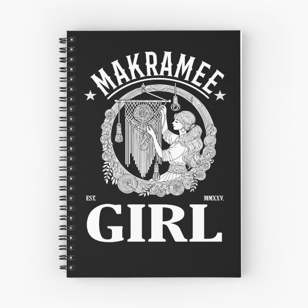 Item preview, Macrame Girl – For the woman with the great hobby designed and sold by RetroMaritalArt.