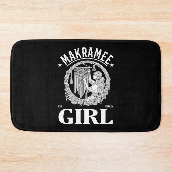 Item preview, Macrame Girl – For the woman with the great hobby designed and sold by RetroMaritalArt.