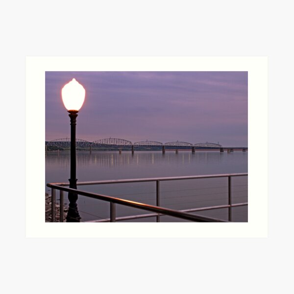 Missouri River at Chamberlain Art Print