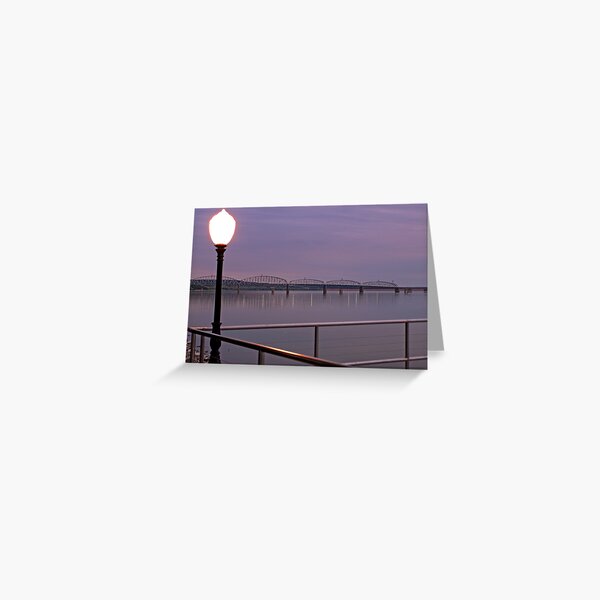 Missouri River at Chamberlain Greeting Card