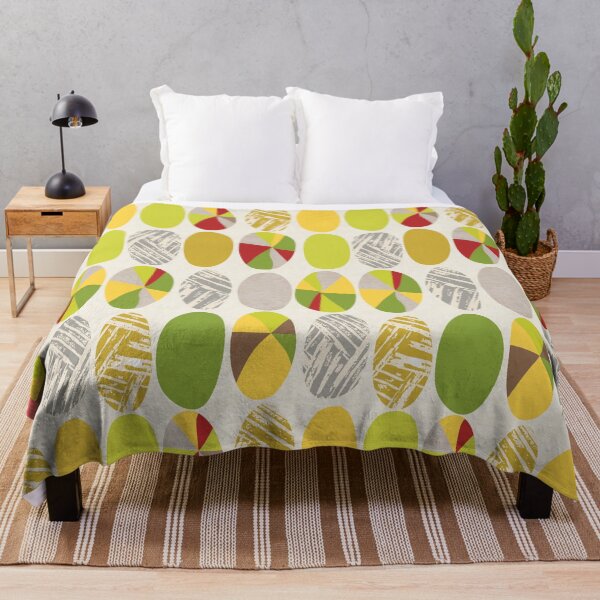 Item preview,  Minimal scandinavian design green yellow designed and sold by Alessandro Remo Mazzoni Remotextiles.