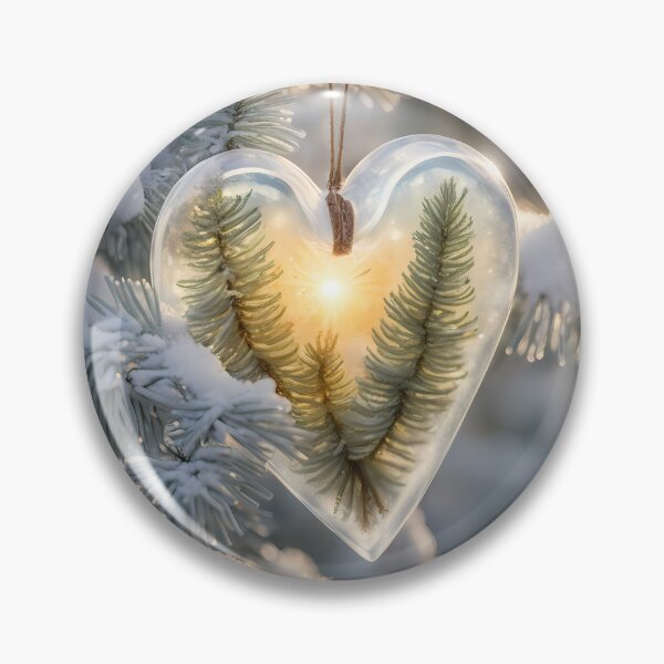 Item preview, Ice Heart in Winter designed and sold by CalmnessbyChoice.