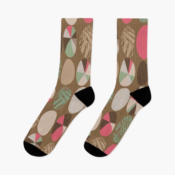 Item preview, Minimal scandinavian design pink brown designed and sold by Alessandro Remo Mazzoni Remotextiles.