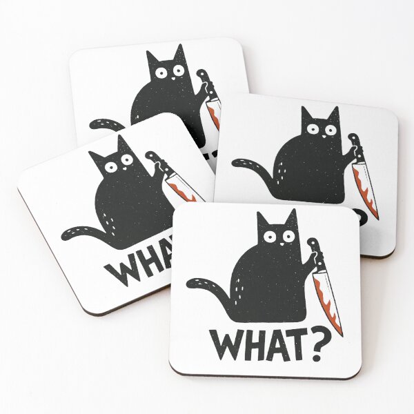 Item preview, Cat Wif Knife designed and sold by ManiaPopShop.