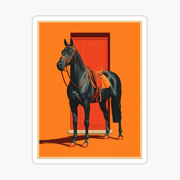 Item preview, Dressage de porte designed and sold by Retro Type.